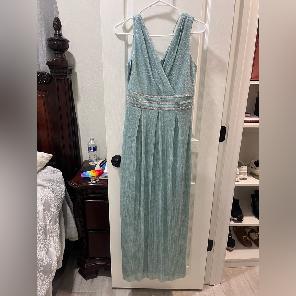 A blue dress for a special occasion